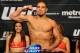 Nov 15, 2013; Las Vegas, NV, USA; UFC fighter Thales Leites participates in the official weigh-in of UFC 167 at MGM Grand Garden Arena. Mandatory Credit: Stephen R. Sylvanie-USA TODAY Sports