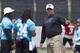 Ron Rivera at Carolina training camp.