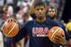 LAS VEGAS, NV - AUGUST 01: Paul George #29 of the 2014 USA Basketball Men's National Team warms up before a USA Basketball showcase at the Thomas & Mack Center on August 1, 2014 in Las Vegas, Nevada. (Photo by Ethan Miller/Getty Images)