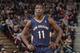 SACRAMENTO, CA - DECEMBER 23: Jrue Holiday #11 of the New Orleans Pelicans in a game against the Sacramento Kings on December 23, 2013 at Sleep Train Arena in Sacramento, California. NOTE TO USER: User expressly acknowledges and agrees that, by downloadin