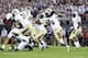 Sep 14, 2013; University Park, PA, USA; Central Florida Knights wide receiver Rannell Hall (6) runs the ball on a punt return during the third quarter against the Penn State Nittany Lions at Beaver Stadium. Central Florida defeated Penn State 34-31. Manda