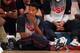 Aug 20, 2014; New York, NY, USA; United States guard Derrick Rose (6) looks on during the second half of a game against the Dominican Republic at Madison Square Garden. Mandatory Credit: Brad Penner-USA TODAY Sports