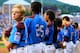 SOUTH WILLIAMSPORT, PA - AUGUST 20: Members of the Pennsylvania team listen to the national anthem against Nevada during their 8-1 loss during the United States division game at the Little League World Series tournament at Lamade Stadium on August 20, 20