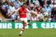 LONDON, ENGLAND - AUGUST 10: Aaron Ramsey of Arsenal in action during the FA Community Shield match between Manchester City and Arsenal at Wembley Stadium on August 10, 2014 in London, England. (Photo by David Rogers/Getty Images)