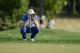PRAGUE, CZECH REPUBLIC - AUGUST 21: Jamie Donaldson of Wales lines up his putt on the 18th green during day one of D+D REAL Czech Masters at Albatross Golf Resort on August 21, 2014 in Prague, Czech Republic. (Photo by Tony Marshall/Getty Images)