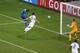 Mario Balotelli scores the game-winning goal against England at the 2014 World Cup.