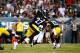 LeGarrette Blount ran the ball seven times for 32 yards against the Eagles.