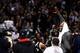 Jan 26, 2014; Boston, MA, USA; Brooklyn Nets power forward Kevin Garnett (2) acknowledges the crowd during the first half of a game against the Boston Celtics at TD Garden. Mandatory Credit: Mark L. Baer-USA TODAY Sports