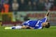 SWINDON, ENGLAND - SEPTEMBER 24: Marco van Ginkel of Chelsea lies in pain after a challenge lead the midfielder to suffer a torn anterior cruciate ligament during the Capital One Cup third round match between Swindon Town and Chelsea at the County Ground