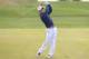 PRAGUE, CZECH REPUBLIC - AUGUST 23: Bradley Dredge of Wales plays his second shot on the 15th fairway during day three of D+D REAL Czech Masters at Albatross Golf Resort on August 23, 2014 in Prague, Czech Republic. (Photo by Tony Marshall/Getty Images)