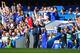 LONDON, ENGLAND - AUGUST 23: Manager Jose Mourinho of Chelsea celebrates the goal scored by Diego Costa during the Barclays Premier League match between Chelsea and Leicester City at Stamford Bridge on August 23, 2014 in London, England. (Photo by Jamie