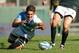 SALTA, ARGENTINA - AUGUST 23: Ruan Pienaar of South Africa in action during the match between Argentina and South Africa as part of The Rugby Championship at Padre Ernesto Martearena Stadium on August 23, 2014 in Salta, Argentina. (Photo by Gabriel Rossi