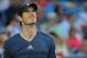 CINCINNATI, OH - AUGUST 15: Andy Murray of Great Britian reacts during a match against Roger Federer of Switzerland on day 7 of the Western & Southern Open at the Linder Family Center on August 15, 2014 in Cincinnati, Ohio. (Photo by Jonathan Moore/Gett