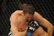 Aug 23, 2014; Tulsa, OK, USA; Chas Skelly (red gloves) fights Tom Niinimaki (blue gloves) in a Featherweight bout at BOK Center. Mandatory Credit: Mark D. Smith-USA TODAY Sports