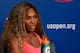 NEW YORK, NY - AUGUST 23: Serena Williams of USA talks to the media during previews for the US Open tennis at USTA Billie Jean King National Tennis Center on August 23, 2014 in New York City. (Photo by Julian Finney/Getty Images)