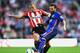 SUNDERLAND, ENGLAND - AUGUST 24: Juan Mata of Manchester United is tackled by Lee Cattermole of Sunderland during the Barclays Premier League match between Sunderland and Manchester United at Stadium of Light on August 24, 2014 in Sunderland, England. (