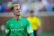 MINNEAPOLIS, MN - AUGUST 2: Joe Hart #1 of Manchester City looks on during the International Champions Cup match against the Olympiacos on August 2, 2014 at TCF Bank Stadium in Minneapolis, Minnesota. (Photo by Hannah Foslien/Getty Images)
