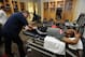 OKLAHOMA CITY, OK - MAY 13: Chris Paul #3 of the Los Angeles Clippers is worked on in the locker room before Game Five of the Western Conference Semifinals against the Oklahoma City Thunder during the 2014 NBA Playoffs on May 13, 2014 at the Chesapeake E