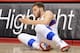 LOS ANGELES, CA - MAY 20: Blake Griffin #32 of the Los Angeles Clippers reacts after getting cut in the second quarter while taking on the San Antonio Spurs in Game Four of the Western Conference Semifinals in the 2012 NBA Playoffs on May 20, 2011 at Sta