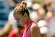 NEW YORK, NY - AUGUST 25: Simona Halep of Romania reacts against Danielle Rose Collins of the United States during their women's singles first round match on Day One of the 2014 US Open at the USTA Billie Jean King National Tennis Center on August 25, 20