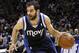 SAN ANTONIO, TX - APRIL 30: Jose Calderon #8 of the Dallas Mavericks drives against the San Antonio Spurs in Game Five of the Western Conference Quarterfinals during the 2014 NBA Playoffs at the AT&T Center on April 30, 2014 in San Antonio, Texas. NOTE T