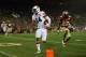 PASADENA, CA - JANUARY 06: Quarterback Nick Marshall #14 of the Auburn Tigers runs for a four-yard touchdown in the 2014 Vizio BCS National Championship Game against the Florida State Seminoles at the Rose Bowl on January 6, 2014 in Pasadena, California.
