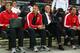 MILTON KEYNES, ENGLAND - AUGUST 26: Assistant manager Ryan Giggs looks on with manager Louis van Gaal of Manchester United prior to the Capital One Cup Second Round match between MK Dons and Manchester United at Stadium mk on August 26, 2014 in Milton Ke