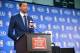 PHILADELPHIA, PA - MAY 5: Michael Carter-Williams of the Philadelphia 76ers speaks to the media as he receives the Eddie Gottlieb Trophy for the 2013-14 Kia NBA Rookie of the Year at the Philadelphia College of Osteopathic Medicine on May 5, 2014 in Phila