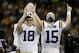 Former LSU running back Jacob Hester and quarterback Matt Flynn