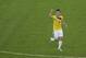 RIO DE JANEIRO, BRAZIL - JUNE 28: James Rodriguez of Colombia celebrates scoring his team's second goal and his second of the game during the 2014 FIFA World Cup Brazil round of 16 match between Colombia and Uruguay at Maracana on June 28, 2014 in Rio de