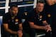 MIAMI GARDENS, FL - AUGUST 04: (L) Ryan Giggs and manager of Manchester United Louis Van Gaal sit on the bench prior to the game against Liverpool in the Guinness International Champions Cup 2014 Final at Sun Life Stadium on August 4, 2014 in Miami Garden