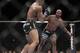 Rashad Evans (L) and Rampage Jackson (R)