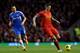 LIVERPOOL, ENGLAND - JANUARY 01: Daniel Agger of Liverpool moves away from Robert Koren of Hull City during the Barclays Premier League match between Liverpool and Hull City at Anfield on January 1, 2014 in Liverpool, England. (Photo by Clive Brunskill/G