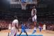LOS ANGELES, CA - MAY 15: DeAndre Jordan #6 of the Los Angeles Clippers dunks the ball against the Oklahoma City Thunder in Game Six of the Western Conference Semifinals during the 2014 NBA Playoffs at Staples Center on May 15, 2014 in Los Angeles, Calif