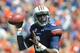 Oct 12, 2013; Auburn, AL, USA; Auburn Tigers quarterback Jeremy Johnson (6) looks to pass during the first quarter against the Western Carolina Catamounts at Jordan Hare Stadium. Mandatory Credit: Shanna Lockwood-USA TODAY Sports