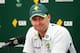 SYDNEY, AUSTRALIA - JANUARY 02: Michael Clarke of Australia addresses the media following an Australian training session at Sydney Cricket Ground on January 2, 2014 in Sydney, Australia. (Photo by Brendon Thorne/Getty Images)