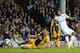 LONDON, ENGLAND - AUGUST 28: Paulinho of Spurs scores their second goal during the UEFA Europa League Qualifying Play-Offs Round Second Leg match between Tottenham Hotspur and AEL Limassol FC on August 28, 2014 in London, United Kingdom. (Photo by Jamie