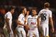 LONDON, ENGLAND - AUGUST 28: Andros Townsend of Spurs celebrates scoring theiur third goal from the penalty spot with Aaron Lennon, Paulinho and Harry Kane of Spurs during the UEFA Europa League Qualifying Play-Offs Round Second Leg match between Tottenh