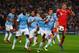 MANCHESTER, ENGLAND - OCTOBER 02: Thomas Muller of FC Bayern Muenchen in action during the UEFA Champions League Group D match between Manchester City and FC Bayern Muenchen at Etihad Stadium on October 2, 2013 in Manchester, England. (Photo by Laurence