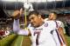 COLUMBIA, SC - AUGUST 28: Kenny Hill #7 of the Texas A&M Aggies flashes a thumbs-up as he leave the field afte a win over the South Carolina Gamecocks at Williams-Brice Stadium on August 28, 2014 in Columbia, South Carolina. Texas A&M won 52-28. (Photo