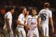 LONDON, ENGLAND - AUGUST 28: Andros Townsend of Spurs celebrates scoring theiur third goal from the penalty spot with Aaron Lennon, Paulinho and Harry Kane of Spurs during the UEFA Europa League Qualifying Play-Offs Round Second Leg match between Tottenh
