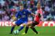SUNDERLAND, ENGLAND - AUGUST 24: Tom Cleverley of Manchester United is closed down by Sebastian Larsson of Sunderland during the Barclays Premier League match between Sunderland and Manchester United at Stadium of Light on August 24, 2014 in Sunderland, E