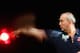 SYDNEY, AUSTRALIA - AUGUST 29: Phil Taylor of England competes in his quarter-final match against Dave Chisnall of England during the Sydney Darts Masters at Hordern Pavilion on August 29, 2014 in Sydney, Australia. (Photo by Mark Kolbe/Getty Images)