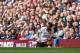 BURNLEY, ENGLAND - AUGUST 30: Angel di Maria of Manchester United reacts after being fouled during the Barclays Premier League match between Burnley and Manchester United at Turf Moor on August 30, 2014 in Burnley, England. (Photo by Clive Brunskill/Get