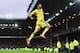 LIVERPOOL, ENGLAND - AUGUST 30: Diego Costa of Chelsea celebrates scoring his team's sixth goal during the Barclays Premier League match between Everton and Chelsea at Goodison Park on August 30, 2014 in Liverpool, England. (Photo by Laurence Griffiths/G