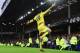 LIVERPOOL, ENGLAND - AUGUST 30: Diego Costa of Chelsea celebrates scoring his team's sixth goal during the Barclays Premier League match between Everton and Chelsea at Goodison Park on August 30, 2014 in Liverpool, England. (Photo by Laurence Griffiths/