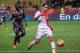 MONTE-CARLO, MONACO - DECEMBER 20: Monaco's foward Radamel Falcao (R) challenges Valenciennes's defender Saliou Ciss (L) during the French L1 football match between AS Monaco vs Valenciennes at Louis II Stadium on December 20, 2013 in Monte-Carlo, Monac