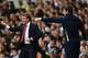 LONDON, ENGLAND - AUGUST 31: Brendan Rodgers, manager of Liverpool and Mauricio Pochettino the Spurs manager on the touchline during the Barclays Premier League match between Tottenham Hotspur and Liverpool at White Hart Lane on August 31, 2014 in London
