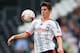 LONDON, ENGLAND - AUGUST 30: Emerson Hyndman of Fulham in action during the Sky Bet Championship match between Fulham and Cardiff City at Craven Cottage on August 30, 2014 in London, England. (Photo by Harry Engels/Getty Images)