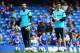 LONDON, ENGLAND - AUGUST 23: Mark Schwarzer (L) and Thibaut Courtois of Chelsea prior to the Barclays Premier League match between Chelsea and Leicester City at Stamford Bridge on August 23, 2014 in London, England. (Photo by Paul Gilham/Getty Images)